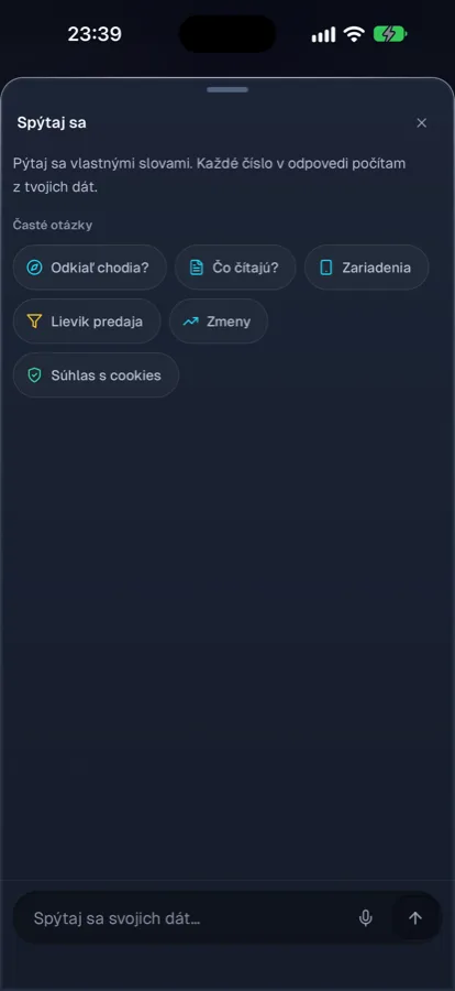 Zeptej se v aplikaci Conseto, projekt Demo pražiareň